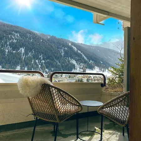 Wunderstay Alpine 403 Centric Balcony/view Apartment Davos