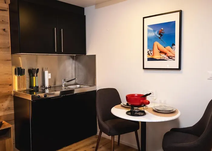 דירה Wunderstay Alpine 403 Centric Balcony/view דאבוס